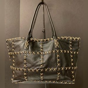 BERGE Italian Leather Shoulder Bag